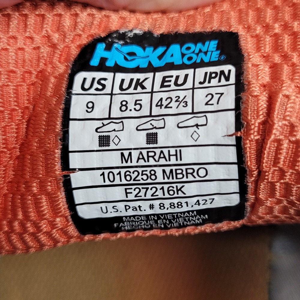 🏃Hoka One One Arahi Running Shoe Mens 9 Lightweight Cushioned Sneaker *c-video - Picture 6 of 16